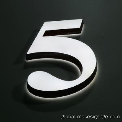 Outdoor Acrylic Channel Lettering Backlit Acrylic Channel Letters Factory